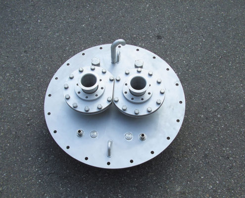 Brunnenkopf aus Edelstahl