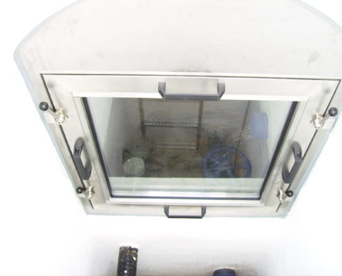 Druckdichtes Edelstahlfenster Druckdichtes Edelstahlfenster