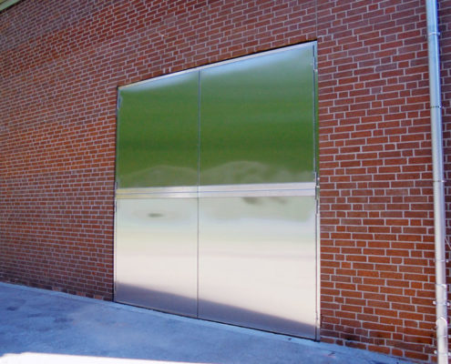 Edelstahltor 2-flügelig