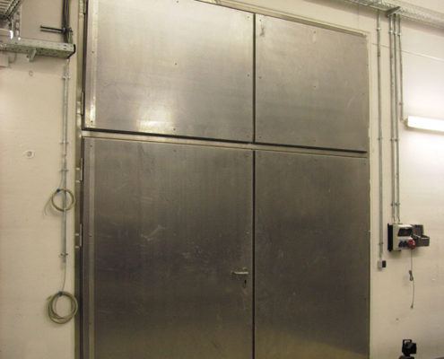 Edelstahltüre 4 flügelig