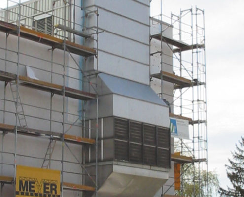 Entlüftungskanal aus Edelstahl