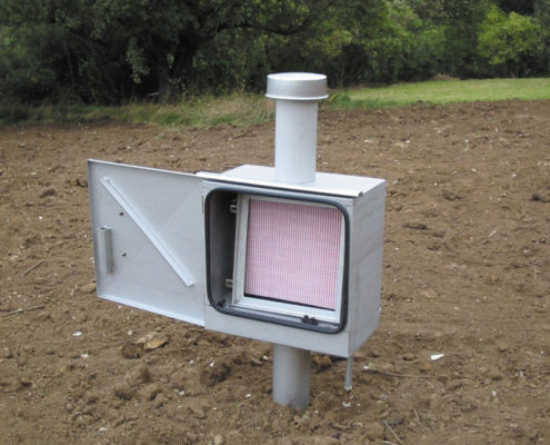 Klimaanlage mit wechselbaren Filtermatten