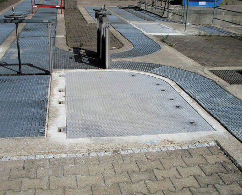 Schachtabdeckung Klasse D, Sonderform