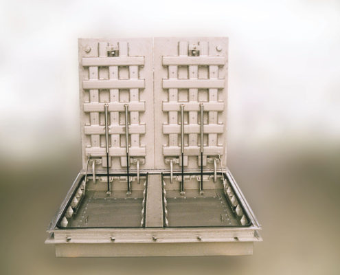 Schachtabdeckung Klasse D, 2tlg.