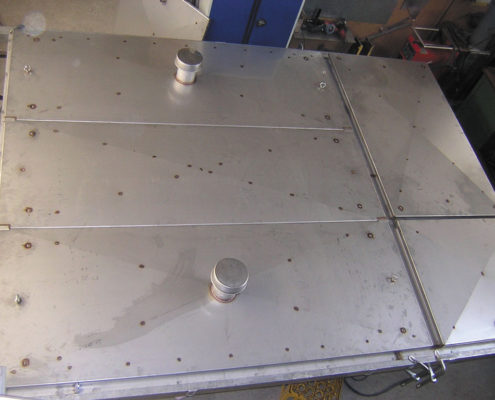 Schachtabdeckung Tagwasserdicht, 5tlg.