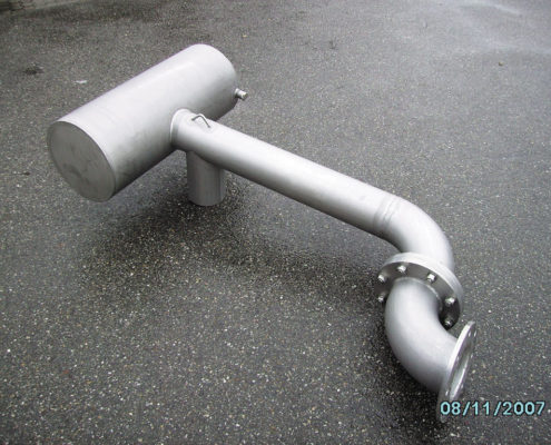 Trübwasserabzugsvorrichtung aus Edelstahl