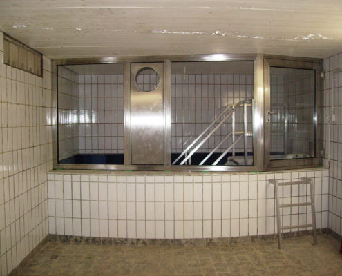 Edelstahltrennwand Edelstahltrennwand