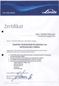 seminarteilnahme_zum_stand_der_technik_beim_verarbeiten_von_nichtrostenden_stählen
