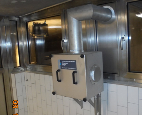 Luftfilteranlage aus Edelstahl Elementbau-Glogger