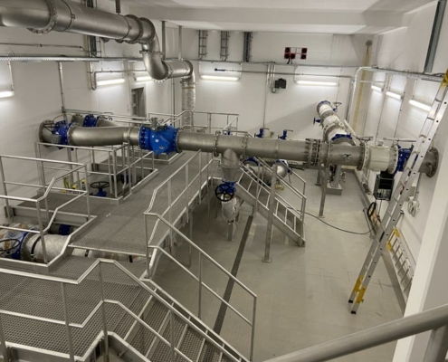 Füllstabgeländer Elementbau Glogger